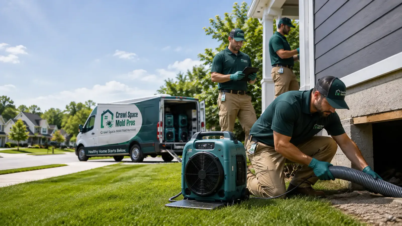 Crawl Space Mold Removal in Burnham, ME